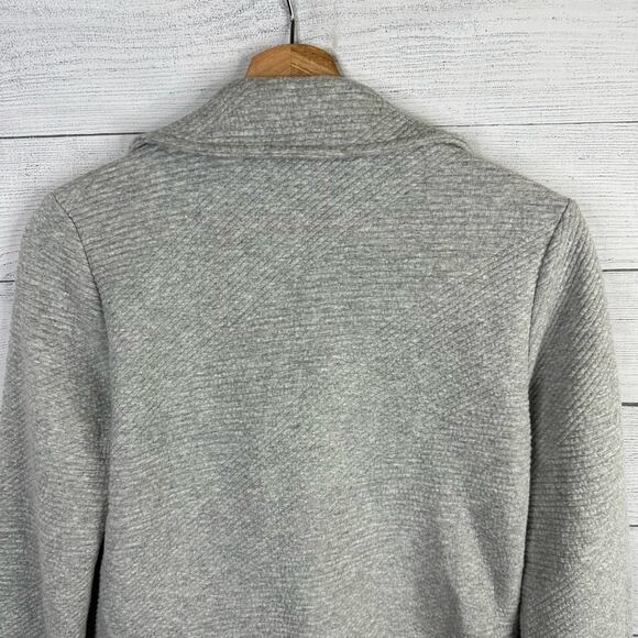 Cupcakes and Cashmere Womens size XS Wesley Moto Ribbed Gray Asymmetrical Jacket - Picture 8 of 13